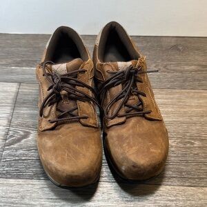 Red wing shoes  Brown Leather Men's work Shoes 8.5